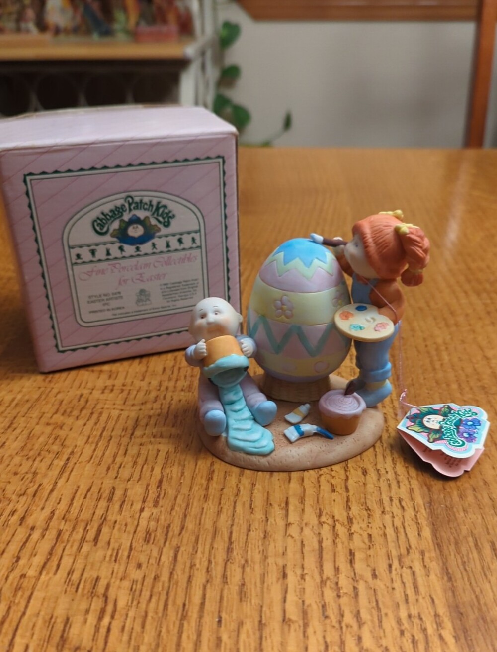 CABBAGE PATCH EASTER ARTISTS FIGURINE XAVIER ROBERTS 1985 W/BOX 5478 VINTAGE